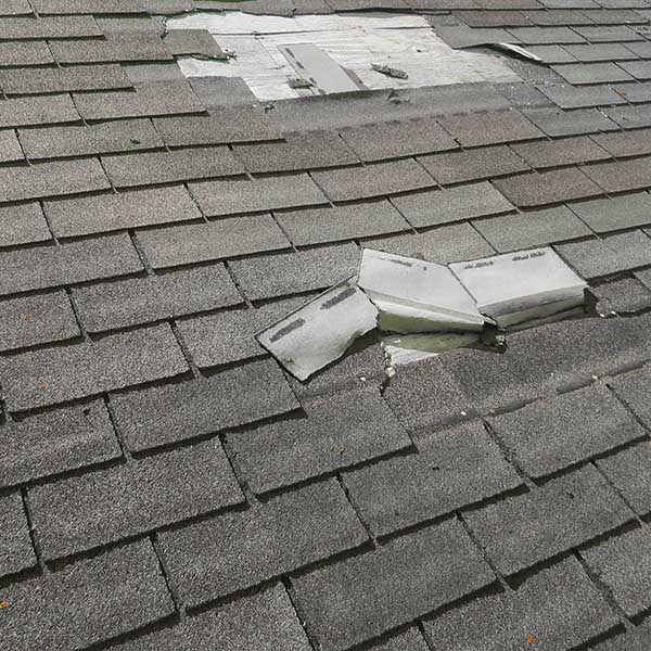 Roof Shingle Hail Damage Repair by Homesouth Roofing