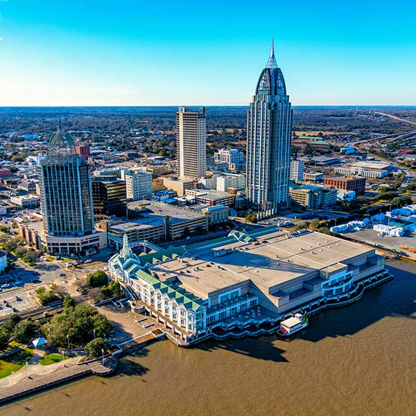 Downtown Mobile Alabama