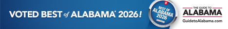 Vote the best of Alabama 2026 banner.